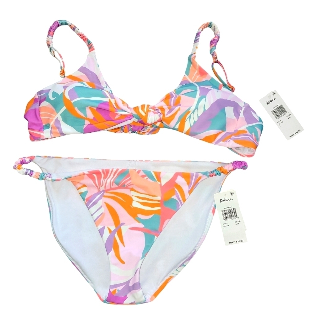 Raisins Orange and Purple Bikini NWT!